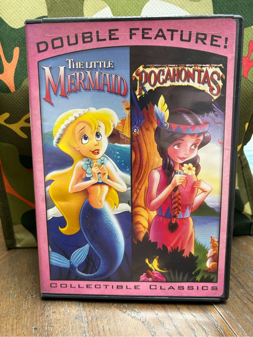 Double Feature The Little Mermaid Pocahontas DVD Collectible Classics Gaiam 2010